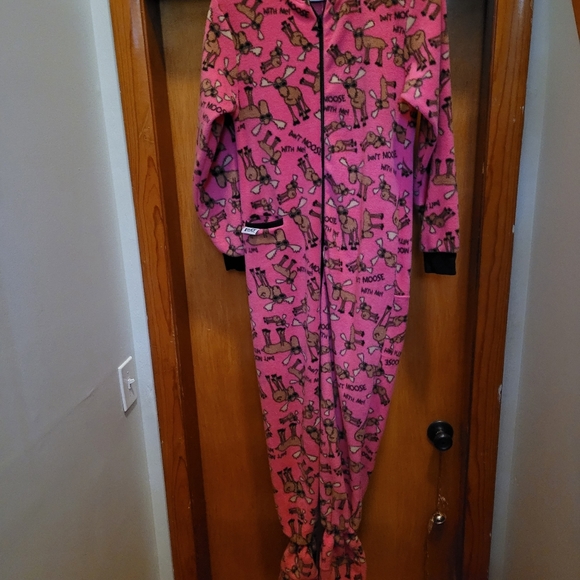 Fleece LazyOne Onesie with Dropseat Size 12 - Picture 3 of 10